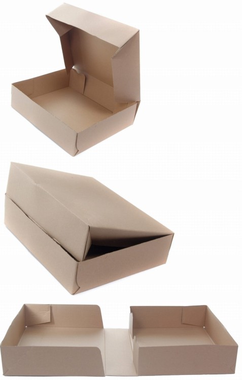 Pudełka Fasonowe Kartonowe 290 x 240 x 76 mm | 10 szt. | Brązowe - Kartony wysyłkowe do paczkomatu