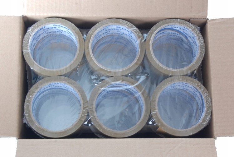 TAŚMA Pakowa SMART 48 mm x 54 m | 48x60y | Brązowa | Akryl - Taśma klejąca do kartonów i pakowania