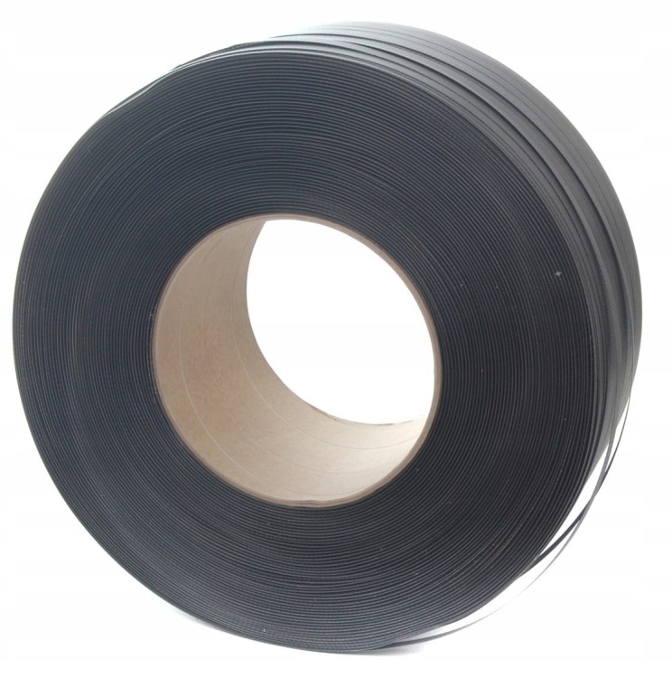 Taśma PP Spinająca 16 mm x 0,60 mm x 1800 m | Czarna | Taśma polipropylenowa do bandowania palet