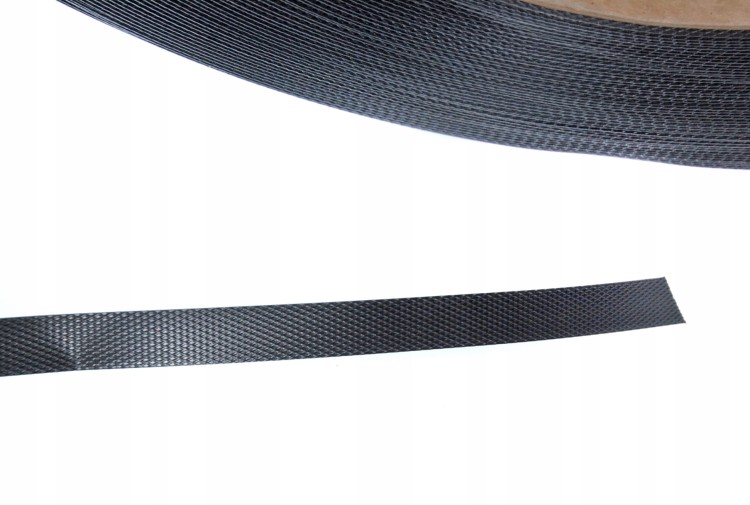Taśma PP Spinająca 16 mm x 0,60 mm x 1800 m | Czarna | Taśma polipropylenowa do bandowania palet