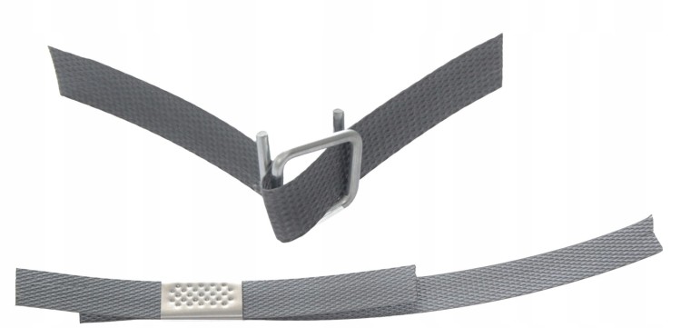 Taśma PP Spinająca 16 mm x 0,60 mm x 1800 m | Czarna | Taśma polipropylenowa do bandowania palet