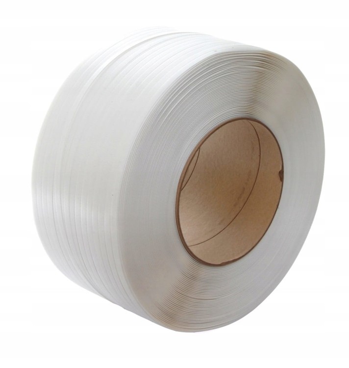 Taśma PP Spinająca 16 mm x 0,80 mm x 1500 m | Biała | Mocna - Taśma polipropylenowa do bandowania palet
