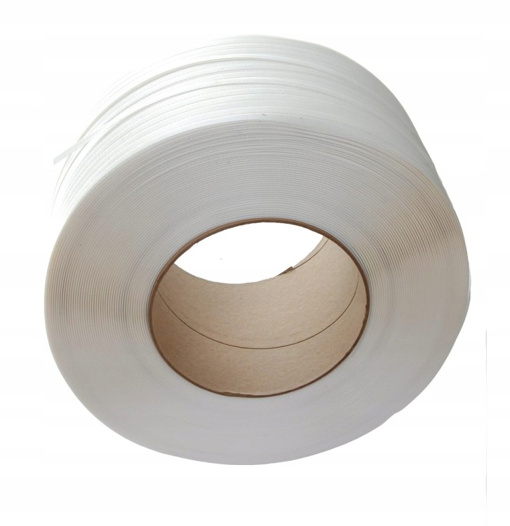 Taśma PP Spinająca 16 mm x 0,80 mm x 1500 m | Biała | Mocna - Taśma polipropylenowa do bandowania palet