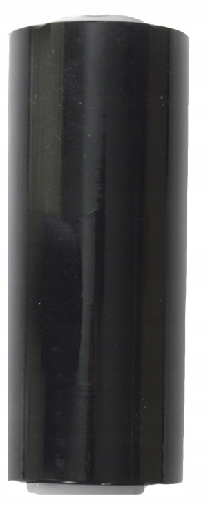FOLIA Stretch 25 cm | 1,5 KG | 23 µm | Czarna Kryjąca - Strecz 1,5 KG mocna 25cm Kryjąca