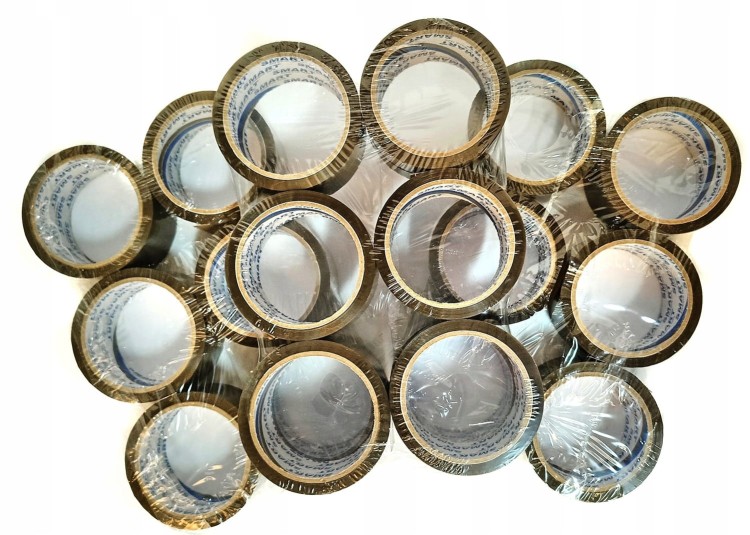 TAŚMA Pakowa SMART 48 mm x 54 m | 48x60y | Brązowa | Akryl | 36 szt. / 1 karton - Zestaw taśm klejących do kartonów i pakowania