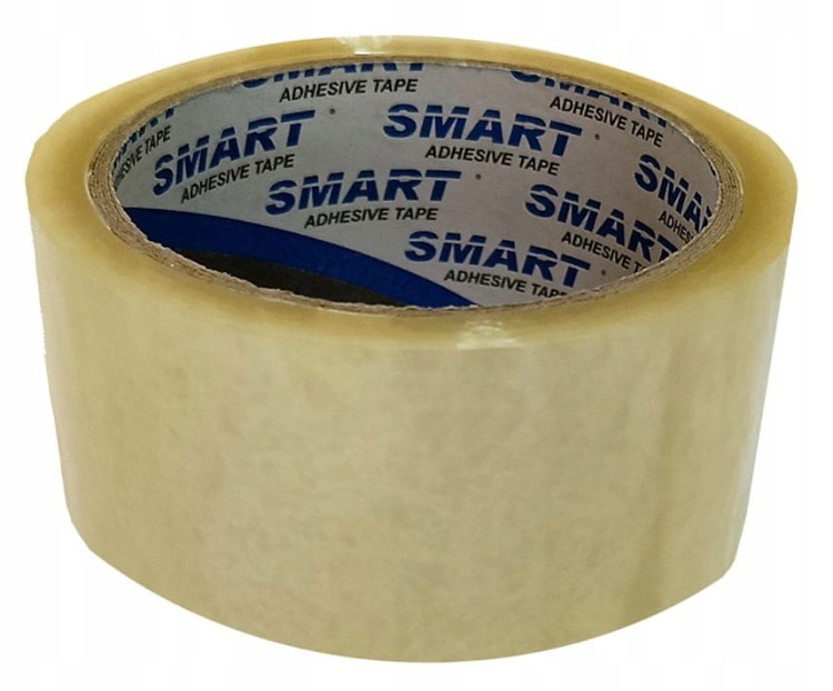 TAŚMA Pakowa SMART 48 mm x 54 m | 48x60y | Transparentna | Akryl | 36 szt. / 1 karton - Zestaw taśm klejących do kartonów i pakowania