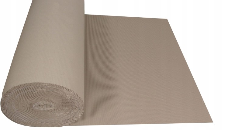 TEKTURA Falista 120 cm x 100 mb | 180 g/m² | 2-Warstwowa | EKO Recyklingowalna - Tektura 2W mocna do pakowania | Sz. 120 cm x Dł. 100 mb